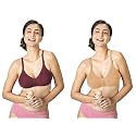 Lyra Women's Cotton Lightly Padded Wire Free Classic Full-Coverage Molded Bra
