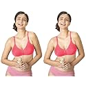 Lyra 516 Flora Mesh Ladder Moulded Premium Cotton Bra