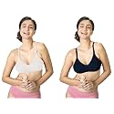 Lyra Women's Cotton Lightly Padded Wire Free Classic Full-Coverage Molded Bra