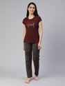Lyra Women Printed Multicolor Top Pyjama