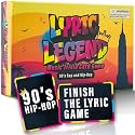 Lyric Legend 90s Hip-Hop and Rap Music Trivia - Adult Games for Game Night - Good for Groups – Finish The Lyrics Party Game - Multiple Choice, Listen While You Play with Included Playlist!
