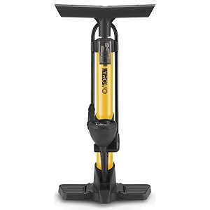 lyrovo 160 psi portable hand pump air tyre inflator car bike and cycle yellow