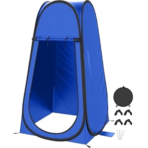lyrovo portable shower tent spacious changing dressing room outdoor rain shelter for toilet camping hiking beach