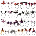 Lyrow 24 Pcs Halloween Headbands for Women Cosplay Costume,Trendy Style