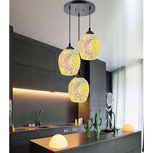 lyse decor handcrafted glass decorative hanging light for living room ceiling chandelier pendant light for home decoration hanging brown