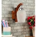 Lyse Decor Glass Decorative Wall Hanging Light for Living Room, Wall Lamp Sconce for Home Decoration (Brown)
