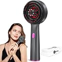 LYSHIYI 3 in 1 Hair Oil Applicator &amp; Electric Scalp-Massager Brush ipx7 Portable Deep Massager For Hair &amp; Scalp Relaxation at Home, Black