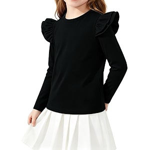 LYSMuch Toddler Baby Girls T Shirt Ruffle