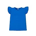 LYSMuch Toddler Girls Short Sleeve Ruffle Basic Blouse