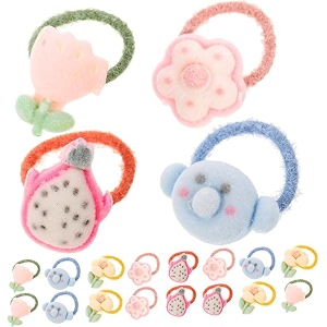 lytix 20pcs cartoon hair tie mini hair bands seamless ponytail holderbaby cartoon hair tie mini hair bands seamless hair ties elastic hair bobbles ponytail holders hair accessories