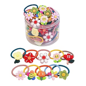 20pcs cartoon hair tie mini hair bands seamless ponytail holderbaby cartoon hair tie mini hair bands seamless hair ties elastic hair bobbles ponytail holders hair accessories