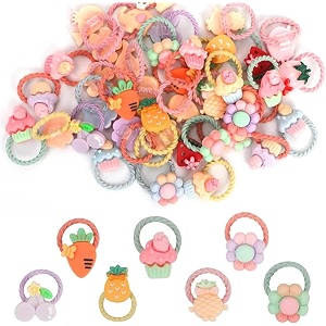 lytix 20pcs cartoon hair tie mini hair bands seamless ponytail holderbaby cartoon hair tie mini hair bands seamless hair ties elastic hair bobbles ponytail holders hair accessories