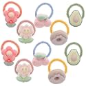 LYTIX 20pcs Cartoon Hair Tie Mini Hair Bands Seamless Ponytail Holder/Baby Cartoon Hair Tie Mini Hair Bands Seamless Hair Ties Elastic Hair Bobbles, Ponytail Holders Hair Accessories