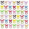 LYTIX 20pcs Cartoon Hair Tie Mini Hair Bands Seamless Ponytail Holder/Baby Cartoon Hair Tie Mini Hair Bands Seamless Hair Ties Elastic Hair Bobbles, Ponytail Holders Hair Accessories