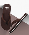 LYVI Men Slippers (Brown , 8)