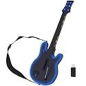 Lyvix Wireless Guitar Hero Guitar Controller for PS3/PS4/PC, Rechargeable Game Guitar for Guitar Hero, Rock Band, Clone Hero, Fortnite Festival, PlayStation 3/4 / PC with RGB Light, Audio Jack