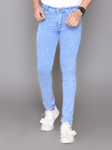 Lzard Slim Men Light Blue Jeans