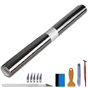 LZLRUN Black 5D Carbon Fiber Wrap Chrome Delete Window Door Trim 3ftx10ft