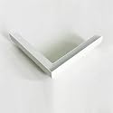 LZMZMQ Hallway Light Trough Aluminum for Indoor Decor, Cuttable Strip Profile for Wall and Ceiling with Milky Diffuser, Ceiling/Wall Led Channel Indirect Lighting(Outer Corner)