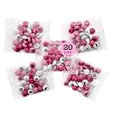 M&M'S Baby Girl Milk Chocolate Candy, 20-Count Individual Favor Packs