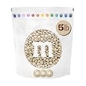 M&amp;M'S Cream Milk Chocolate Candy, 5 lb Bulk Resealable Bag
