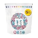 M&M'S Gender Reveal Milk Chocolate Candy, Blue, Pink, White 5 lb Bulk Bag