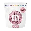 M&amp;M'S Pink Milk Chocolate Candy, 5 lb Bulk Resealable Bag