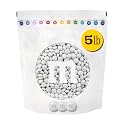 M&amp;M'S White Milk Chocolate Candy, 5 lb Bulk Resealable Bag