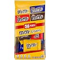 M&M'S Fun Size Milk Chocolate, Peanut, Peanut Butter & Caramel Candy Variety Pack, 30.35 oz/55 ct Bulk Candy Bag