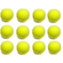 M ART Light Weight Tennis Ball | Perfect for Recreational Sports, Cricket and Kids, Pack of 12 (Green)