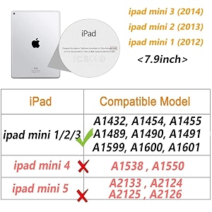 m cart 360 degree rotating leather smart case cover stand for ipad mini 2 mini 3 79 inch a1432 a1454 a1455 a1489 a1601 a1490 a1491 a1599 a1600 sea blue