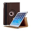 Mcart 360 Degree Rotating Leather Smart Case Cover Stand for iPad mini 2, Mini 3 (7.9 Inch) A1432, A1454, A1455, A1489, A1601, A1490, A1491, A1599, A1600 (Brown)
