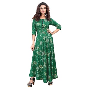 M-FASHION Womens Rayon Regular Kurti
