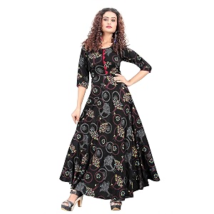 M-FASHION Womens Rayon Regular Kurti