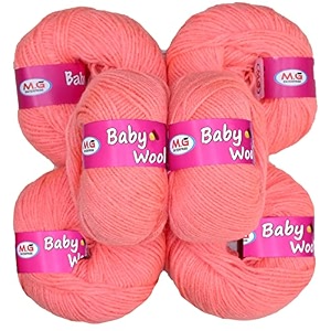 mg enterprise mg knitting yarn acrylic baby wool 4 ply wool ball hand knitting woolart craft soft fingering crochet hook thread dyed yarn apple green 6 pc