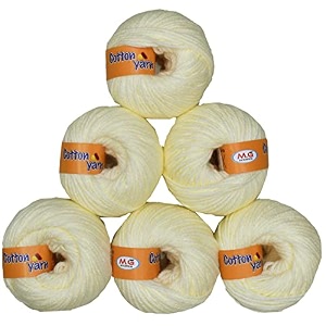 mg enterprise bigboos white 200 soft fingring crocket yarn