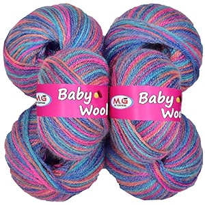 mg enterprise 100 acrylic wool red 12 pc baby wool 4 ply wool ball hand knitting woolart craft soft fingering crochet hook yarn needle knitting yarn thread dye o