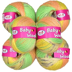mg enterprise 100 acrylic wool red 12 pc baby wool 4 ply wool ball hand knitting woolart craft soft fingering crochet hook yarn needle knitting yarn thread dye n