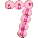 M.G ENTERPRISE 100% Acrylic Wool Pink 7 Pc Baby Wool 4 ply Wool Ball Hand Knitting Wool/Art Craft Soft Fingering Crochet Hook Yarn-OB Art-HA