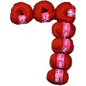 M.G ENTERPRISE 100% Acrylic Wool Rust 7 Pc Baby Wool 4 ply Wool Ball Hand Knitting Wool/Art Craft Soft Fingering Crochet Hook Yarn-AE Art-IB