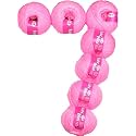 M.G ENTERPRISE 100% Acrylic Wool Deep Pink 7 Pc Baby Wool 4 ply Wool Ball Hand Knitting Wool/Art Craft Soft Fingering Crochet Hook Yarn-BB Art-IE