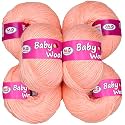 M.G Enterprise 100% Acrylic Wool Baba (Pack of 14) Baby Wool Wool Ball Hand Knitting Wool/Art Craft Soft Fingering Crochet Hook Yarn, Needle Knitting Yarn Thread Dyed … M