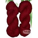 M.G ENTERPRISE 100% Acrylic Wool Mehroon (Pack of 6) Baby Wool Wool Ball Hand Knitting Wool/Art Craft Soft Fingering Crochet Hook Yarn, Needle Knitting Yarn Thread Dyed … I