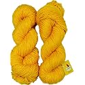 M.G ENTERPRISE Brilon Mustard (200 gm) Wool Hank Hand Knitting Wool/Art Craft Soft Fingering Crochet Hook Yarn, Needle Knitting Yarn Thread dye WA