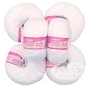 M.G ENTERPRISE 100% Acrylic Wool White (Pack of 12) Baby Wool Wool Ball Hand Knitting Wool/Art Craft Soft Fingering Crochet Hook Yarn, Needle Knitting Yarn Thread Dyed … B