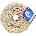 M.G ENTERPRISE 3 Ply/Twisted Macrame Cotton Cord/Dori Thread (50 Meters, 3mm, Off White)