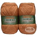 M.G ENTERPRISE Big Ball Brown (400 gm) Wool Ball Hand Knitting Wool/Art Craft Soft Fingering Crochet Hook Yarn, Needle Knitting Yarn Thread dye Q R STT