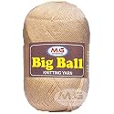 M.G ENTERPRISE Big Ball Deep Mustrad (600 gm) Wool Ball Hand Knitting Wool/Art Craft Soft Fingering Crochet Hook Yarn, Needle Knitting Yarn Thread dye L M NOO