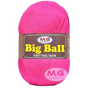 mg enterprise big ball magenta 600 gm wool ball hand knitting woolart craft soft fingering crochet hook yarn needle knitting yarn thread dye g h ijj