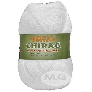 mg enterprise big ball white 400 gm wool ball hand knitting woolart craft soft fingering crochet hook yarn needle knitting yarn thread dye x